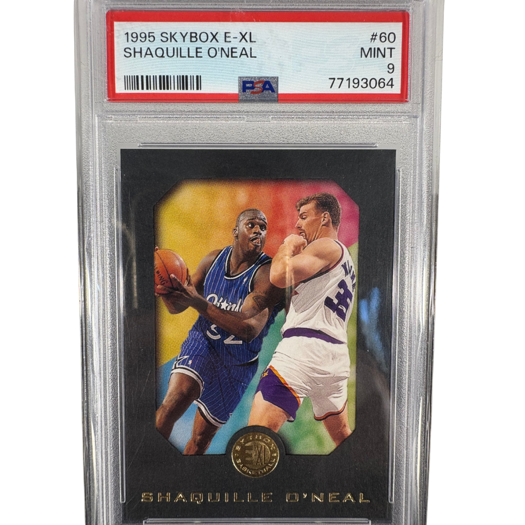 1995 Skybox E-XL Shaquille O'Neal PSA Mint 9