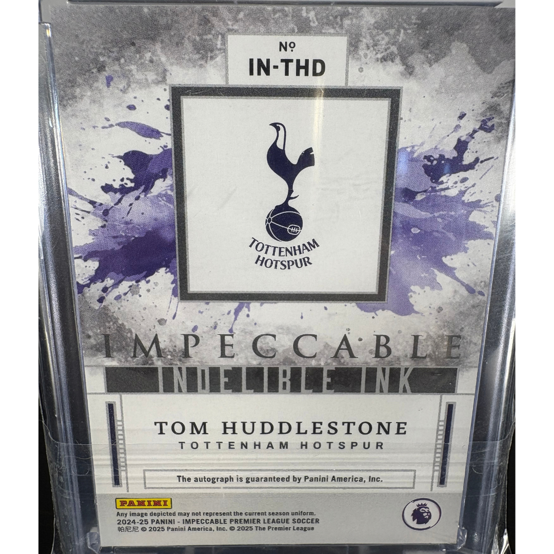 2024-25 Panini Indelible Ink Tom Huddlestone Auto Tottenham Hotspurs