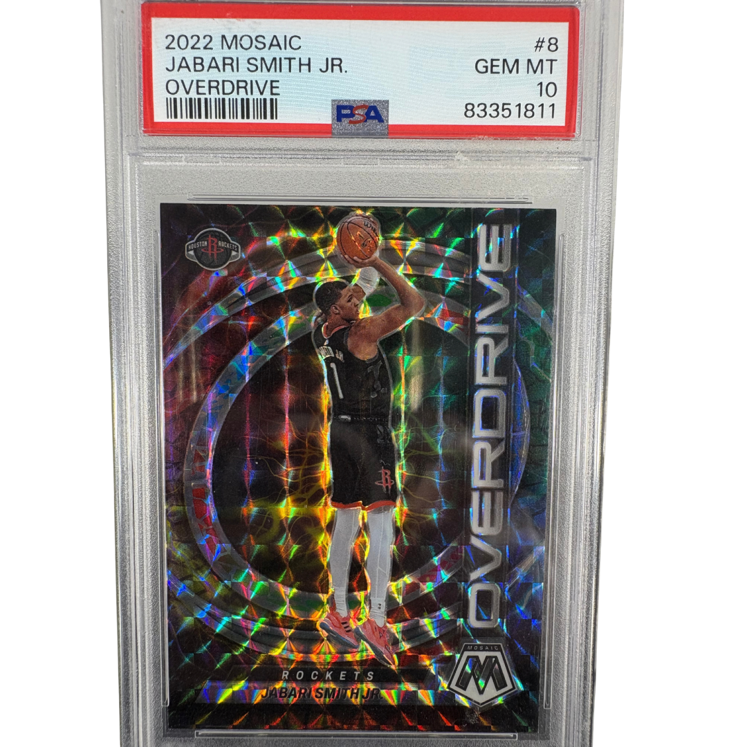 2022 Mosaic Jabari Smith Jr. Overdrive PSA Gem Mint 10