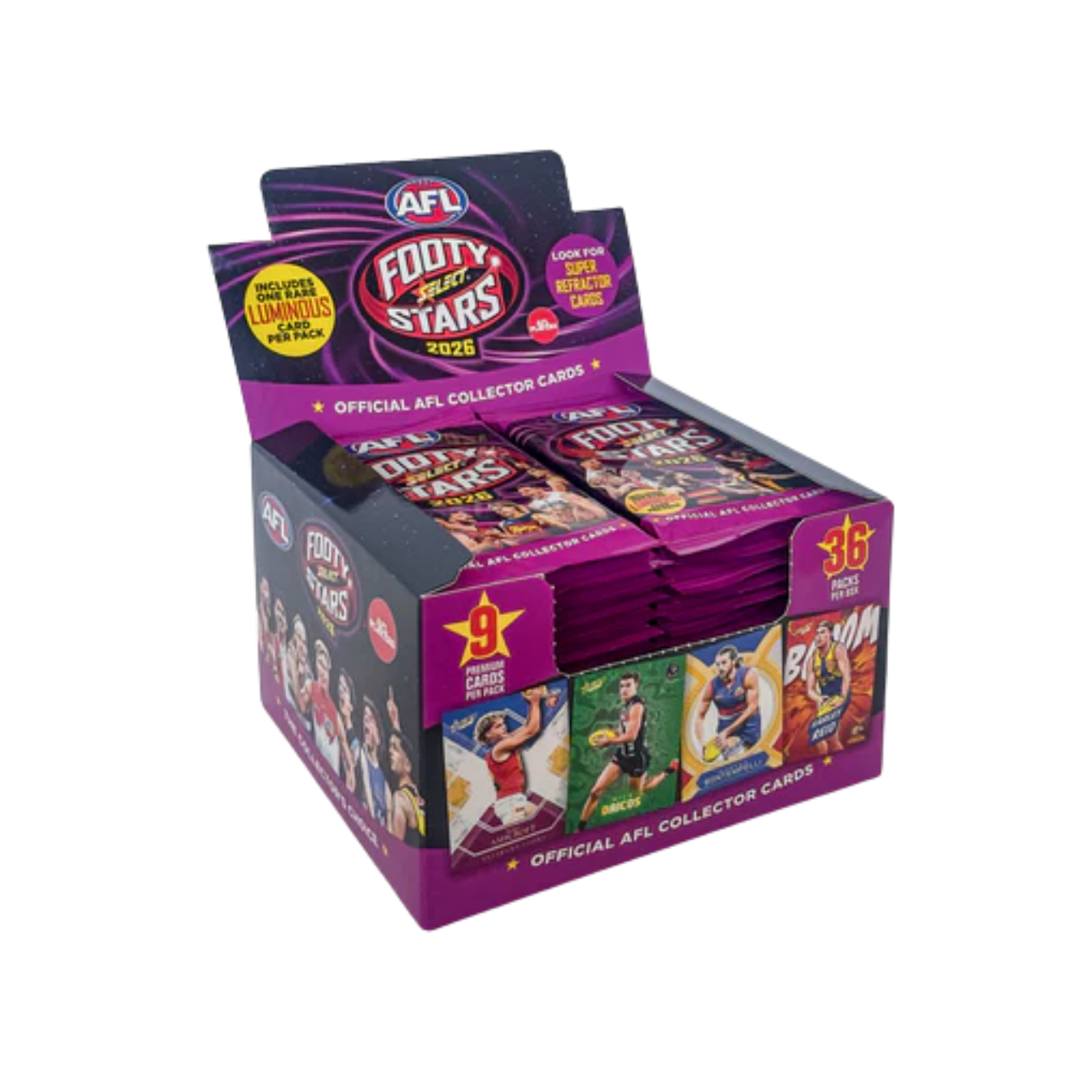 AFL Select 2026 Footy Stars Booster Box