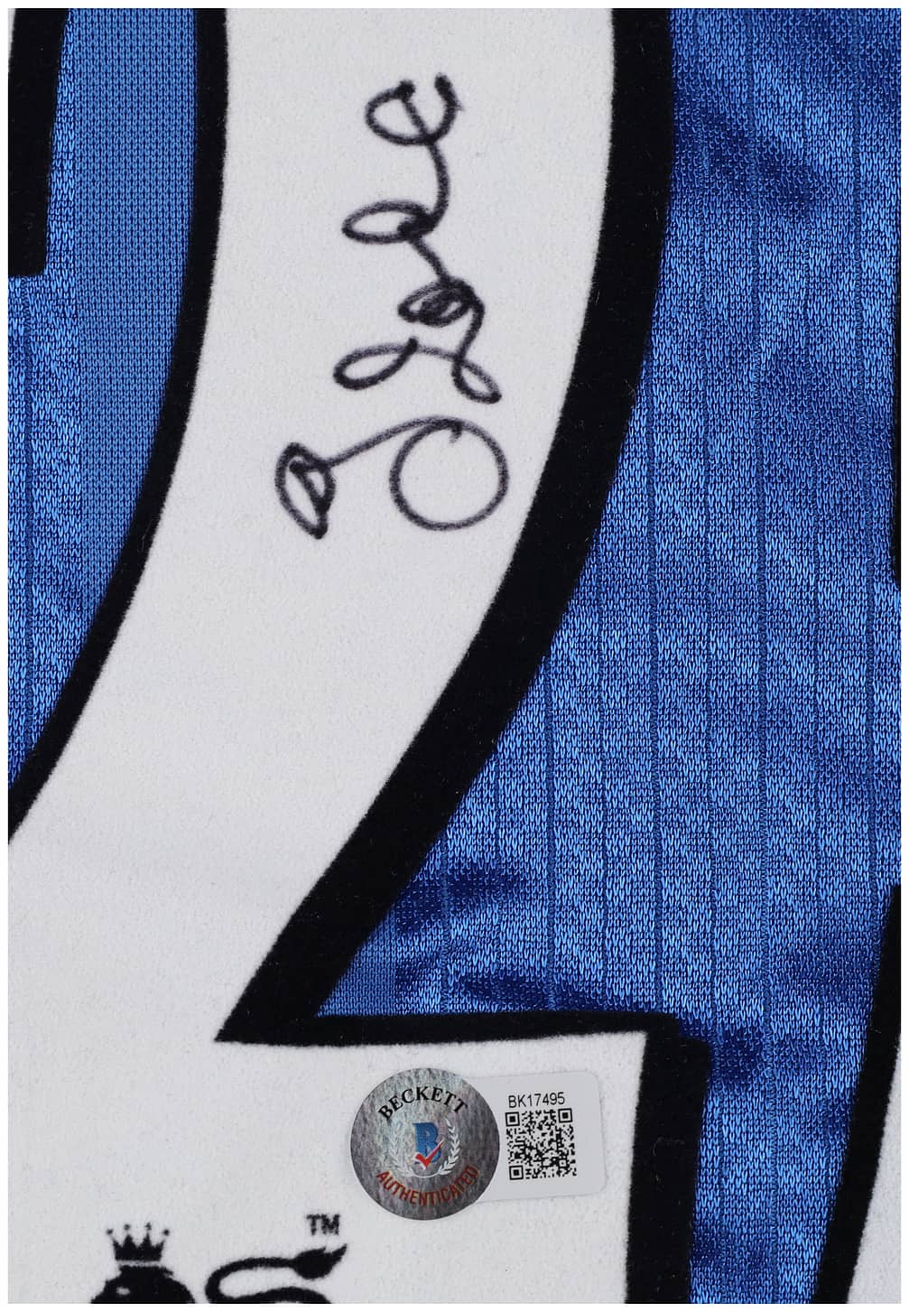 Gianfranco Zola Signed Chelsea FC Jersey