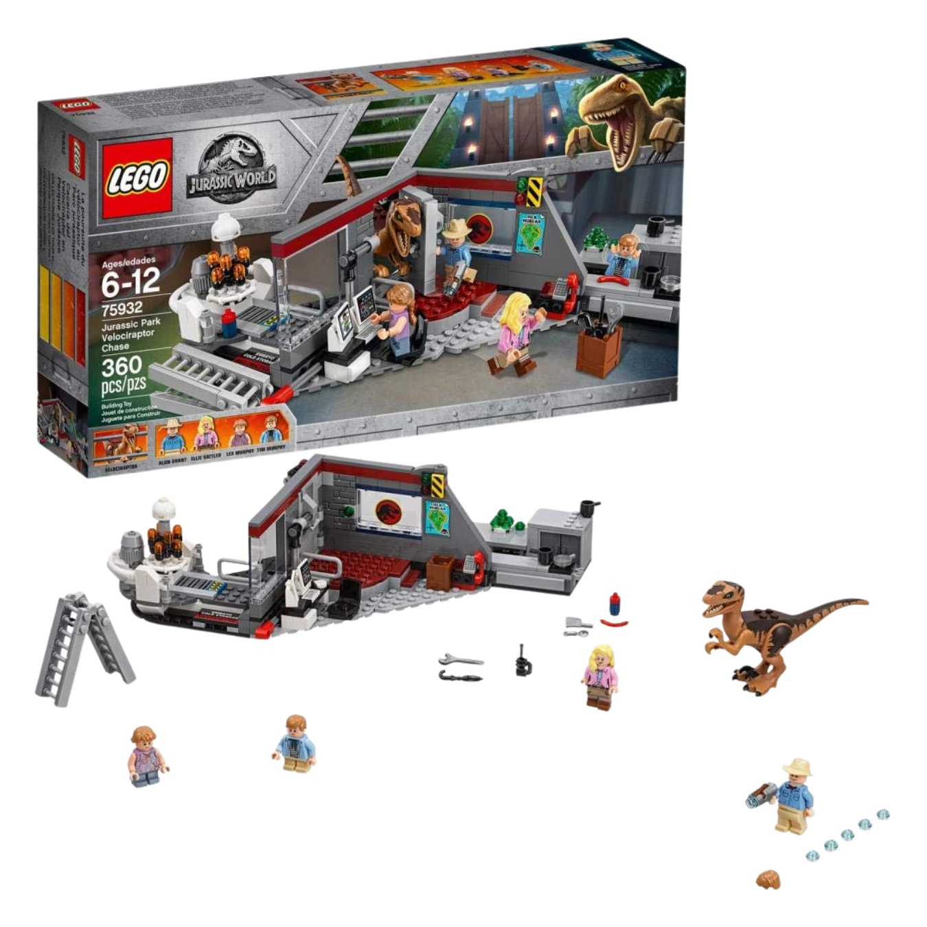 Lego - Jurassic World - Jurassic Park Velociraptor Chase