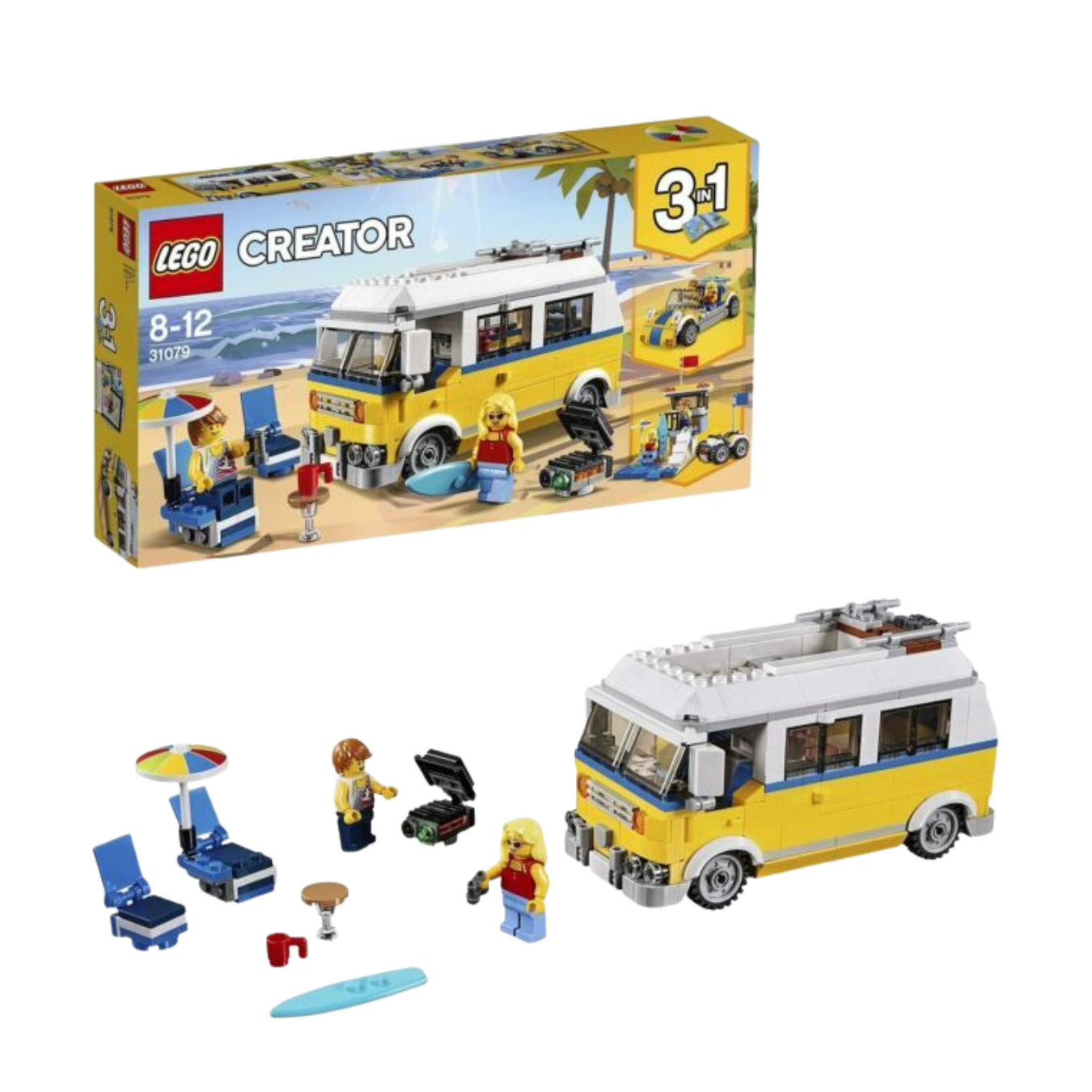 Lego - Creator - 3 in 1 - Sunshine Surfer Van - 31079