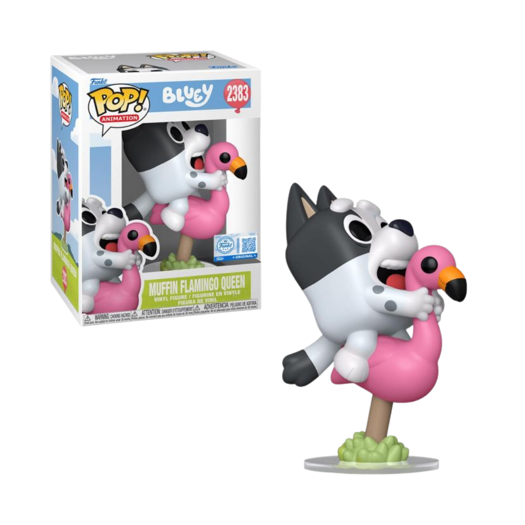 Funko Muffin Flamingo Queen Bluey 2383 Pop! Vinyl
