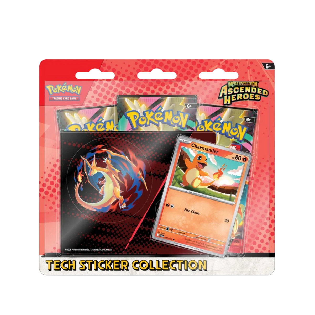 Pokemon - Mega Evolution - Ascended Heroes Tech Sticker Blister