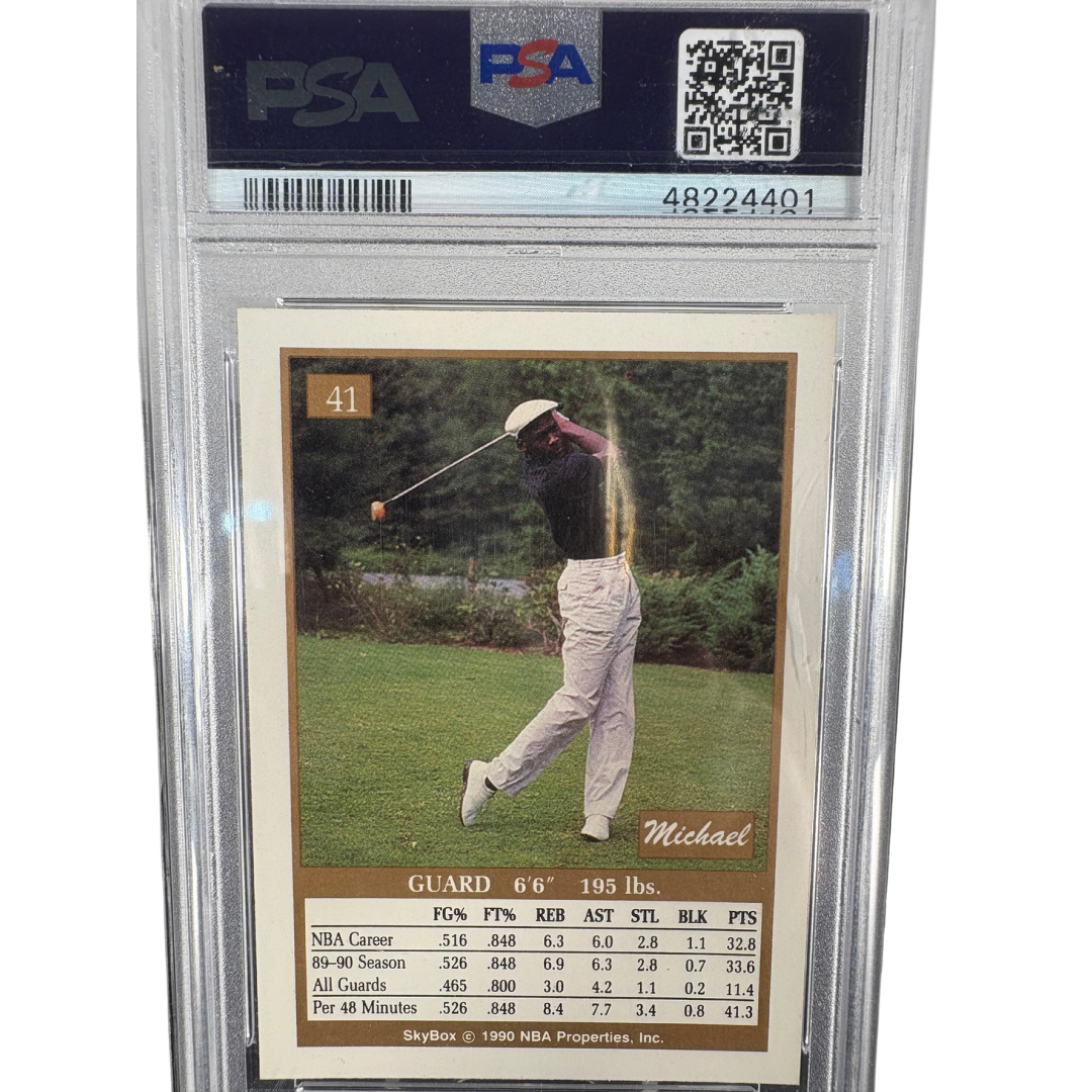 1990 Skybox Michael Jordan NBA Near Mint PSA 7