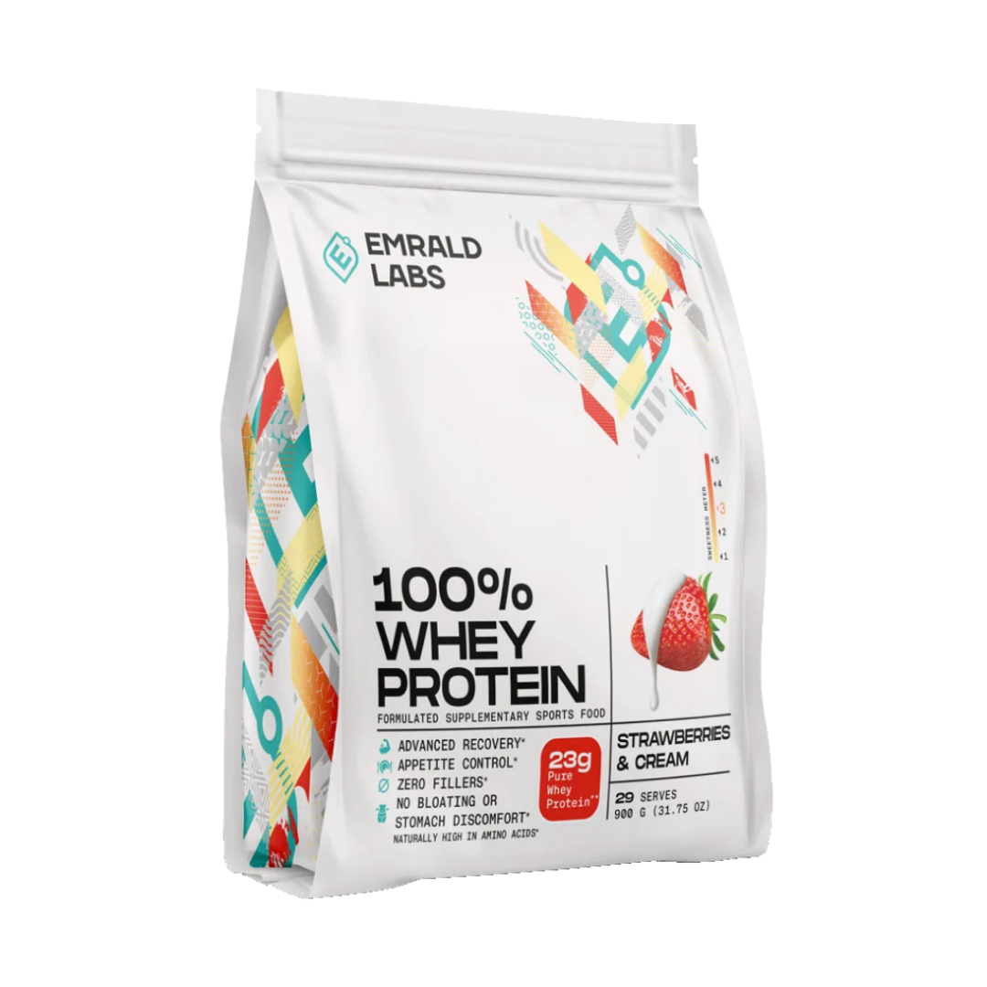 Emrald Labs 100% Whey Protein Powder 900g - 2.2kg