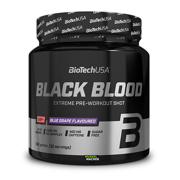BioTech USA Black Blood CAF+: The Ultimate Pre-Workout for Extreme Focus & Pump