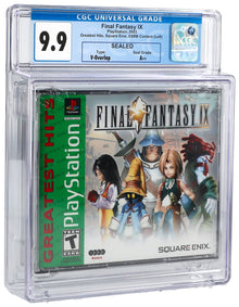 2003 PS PlayStation Final Fantasy IX (USA) Sealed Video Game - Greatest Hits, V-Overlap - CGC 9.9-A++ back