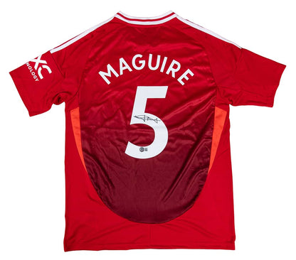 Harry Maguire Signed Manchester United Home Jersey