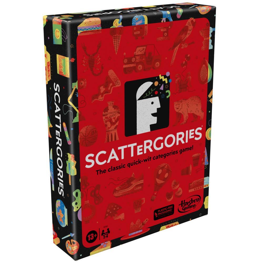Scattergories classic party game box by Hasbro Gaming