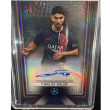 2023-24 Topps UEFA Champions League Carlos Soler Auto 68/99