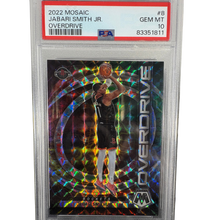 2022 Mosaic Jabari Smith Jr. Overdrive PSA Gem Mint 10