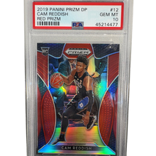 2019 Panini Prizm Cam Reddish Red Prizm Rookie Card PSA Gem Mint 10