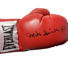 Michael Spinks World Heavyweight and Light Heavyweight Champion Authentic Signed Boxing Glove PSA/DNA inscribed 'Jinx'
