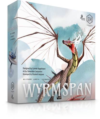 Wyrmspan board game 3D box