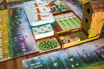 Wingspan board game being played