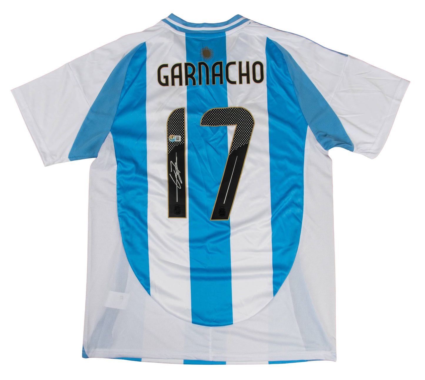 Alejandro Garnacho Signed Argentina Jersey
