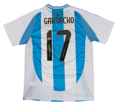 Alejandro Garnacho Signed Argentina Jersey