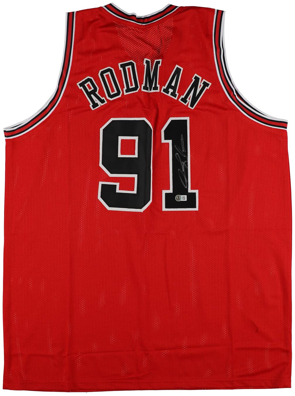 Dennis Rodman Signed Custom Bulls Jersey