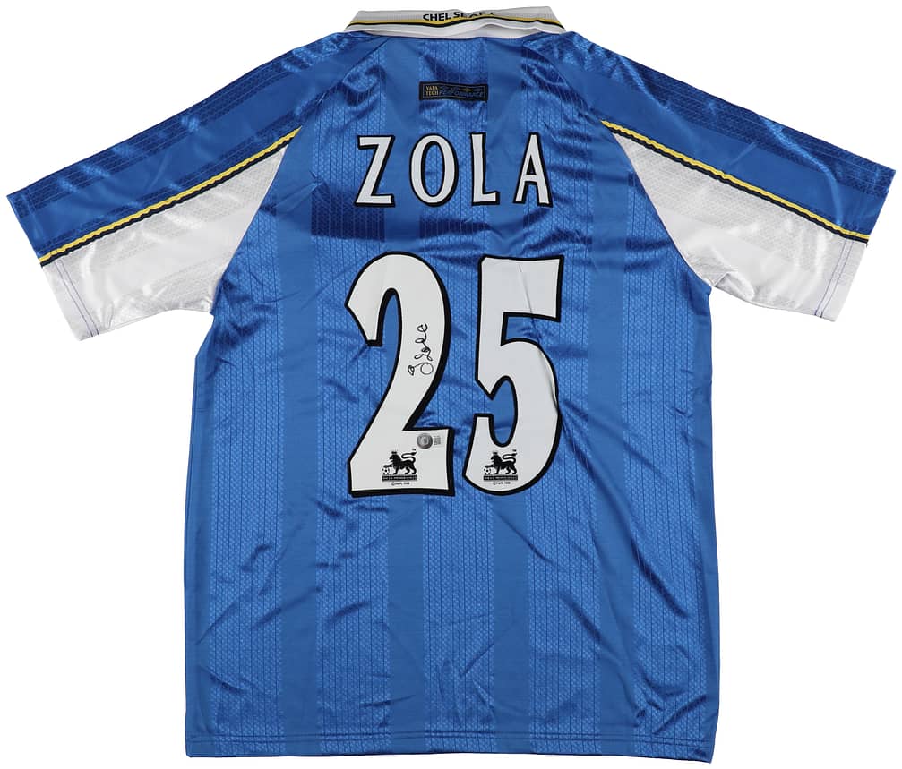 Gianfranco Zola Signed Chelsea FC Jersey