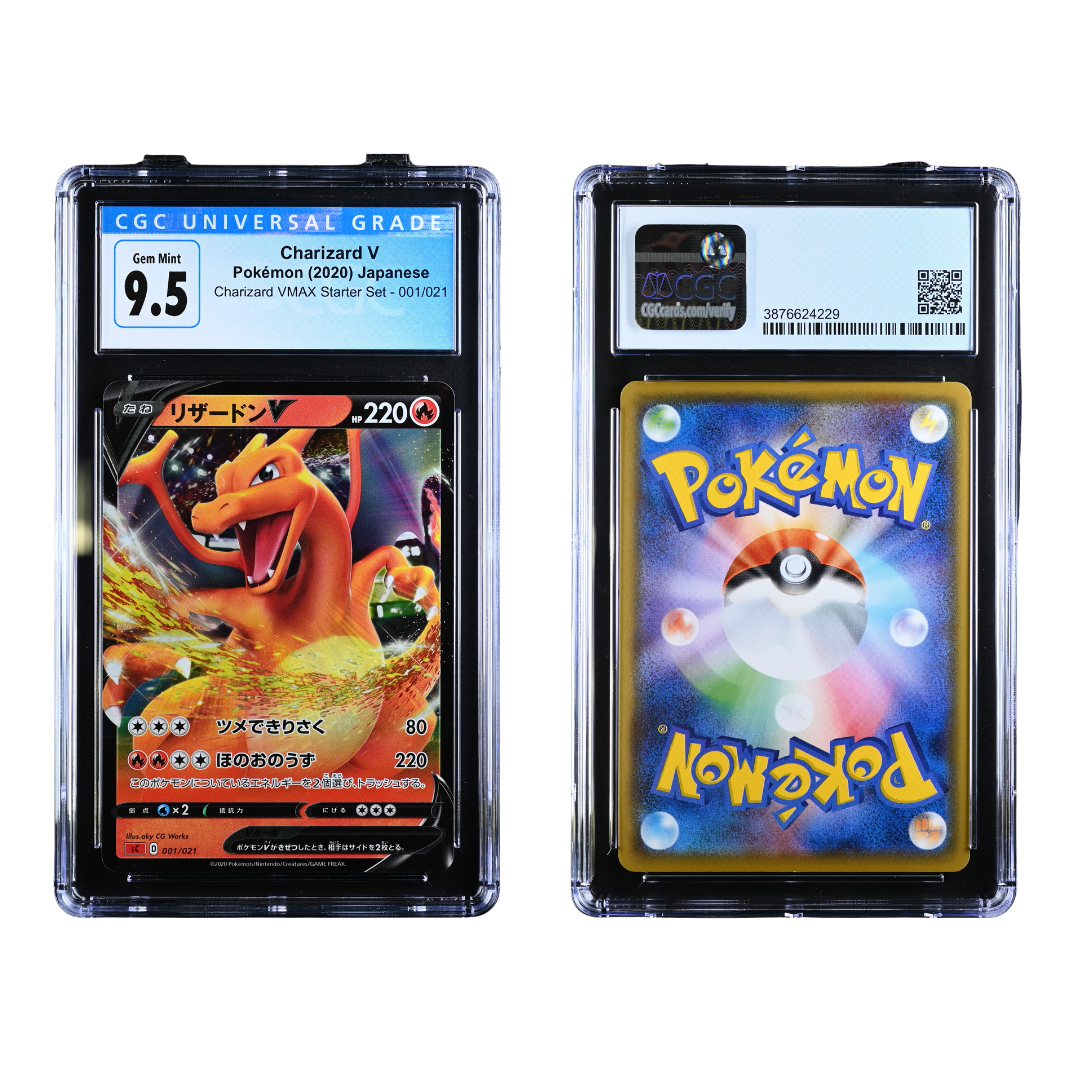2020 Pokemon sC Charizard V Japanese CGC Gem Mint 9.5