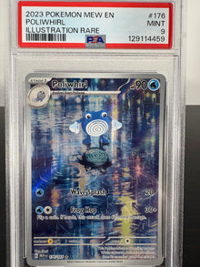 2023 Pokemon 151 Poliwhirl Illustration Rare PSA Mint 9