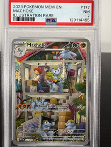 2023 Pokemon 151 Machoke Illustration Rare PSA 7