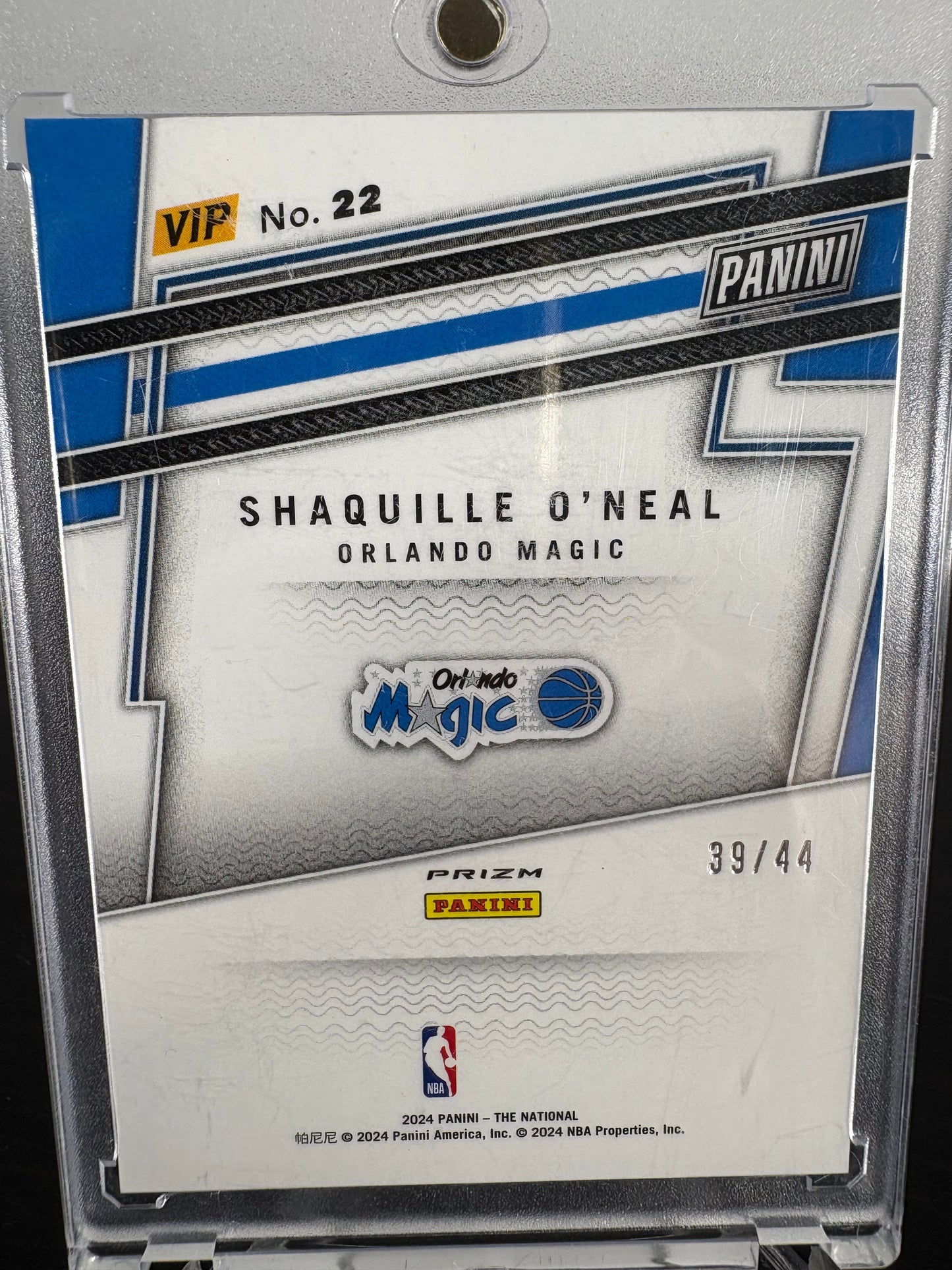 2024 Panini Prizm Shaquille O'Neal The National VIP 39/44