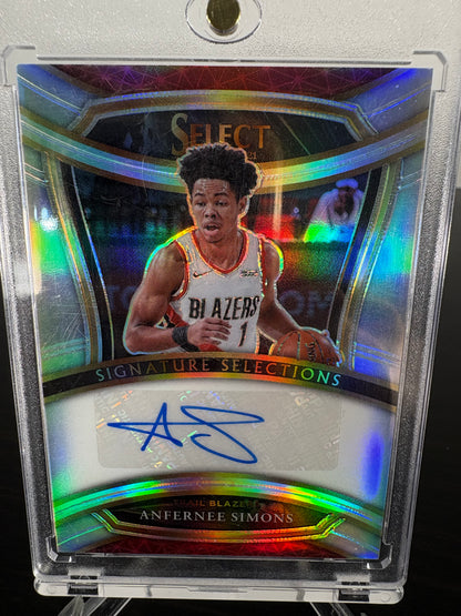 2020-21 Panini Select Anfernee Simmons Auto