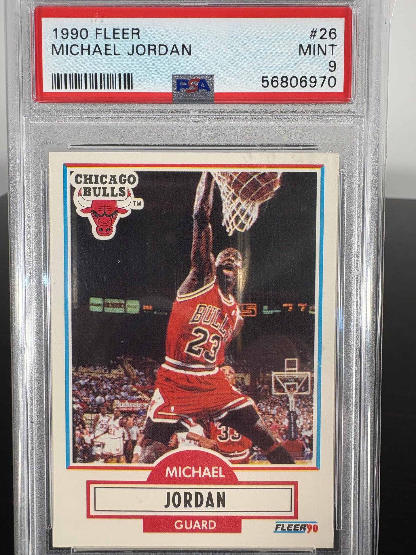 1990 Fleer Michael Jordan PSA 9