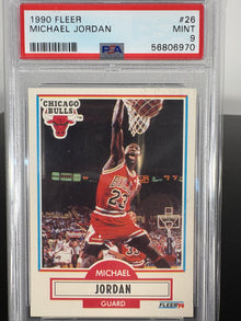 1990 Fleer Michael Jordan PSA 9