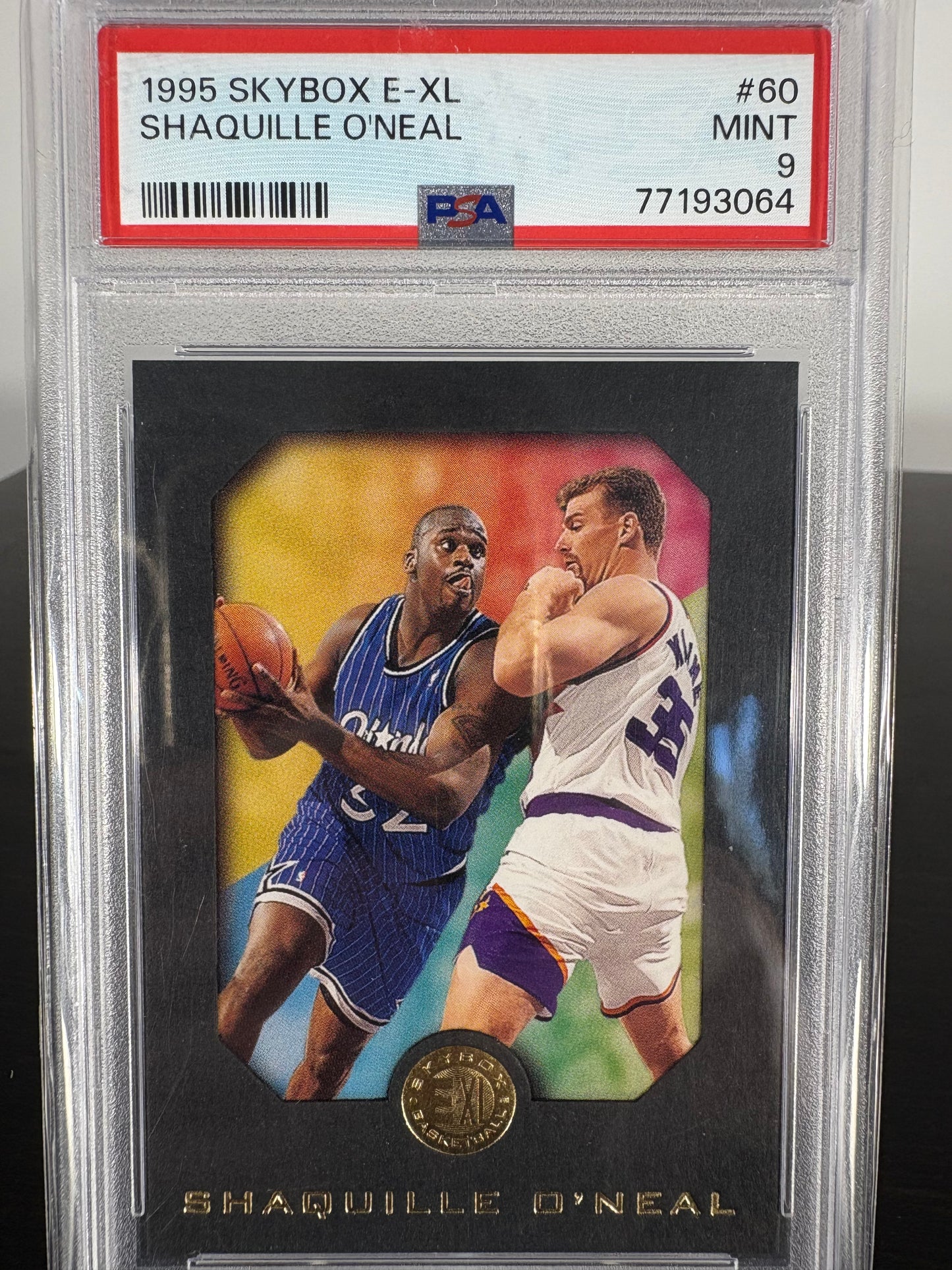 1995 Skybox E-XL Shaquille O'Neal PSA Mint 9