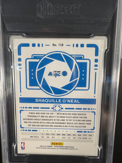 2023-24 Panini Photogenic Shaquille O'Neal Wedges 8/49 SGC 9
