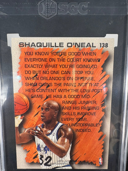 1996-97 Fleer Shaquille O'Neal SGC Mint 9