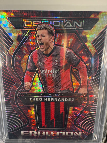 2024 Panini Theo Hernandez Eruption Patch 18/49 AC Milan
