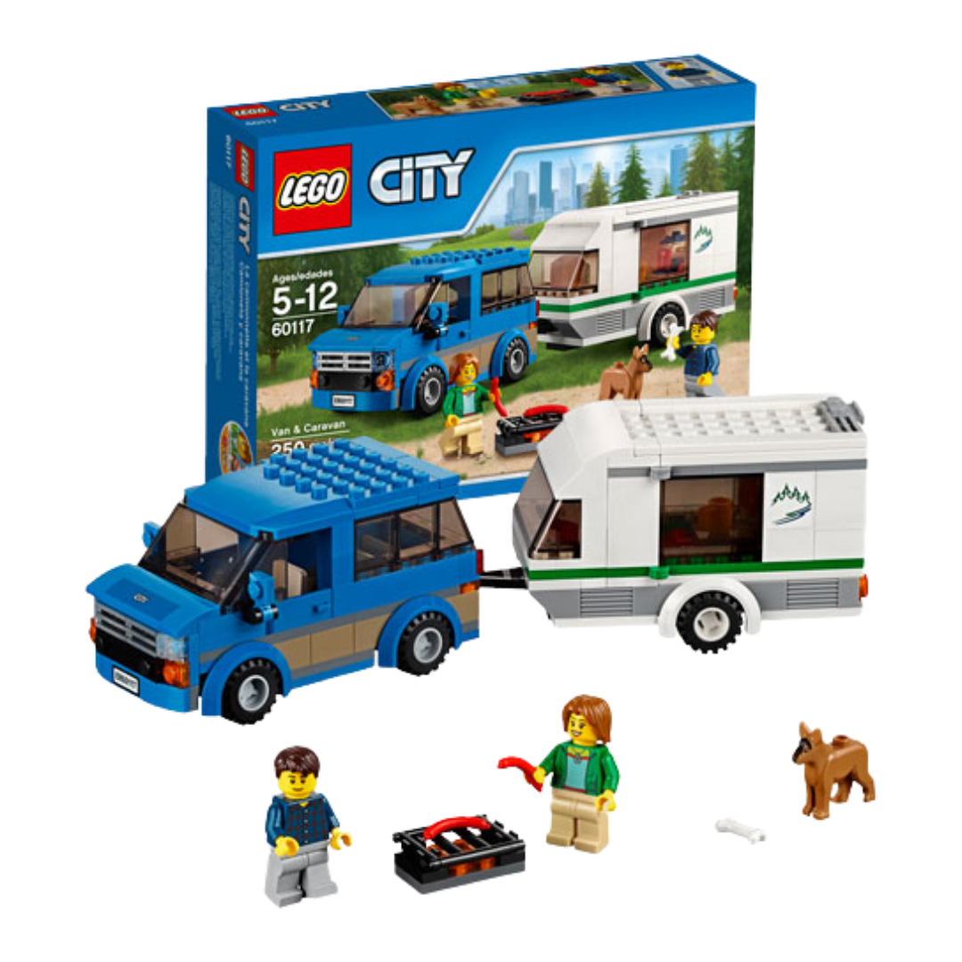 Lego - City - Van & Caravan - 60117