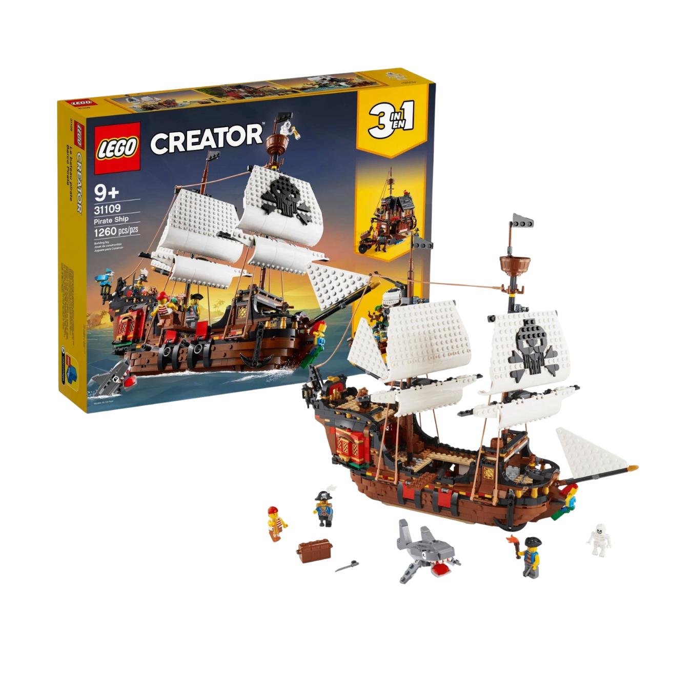 Lego - Creator - 3 in 1 - Pirate Ship - 31109
