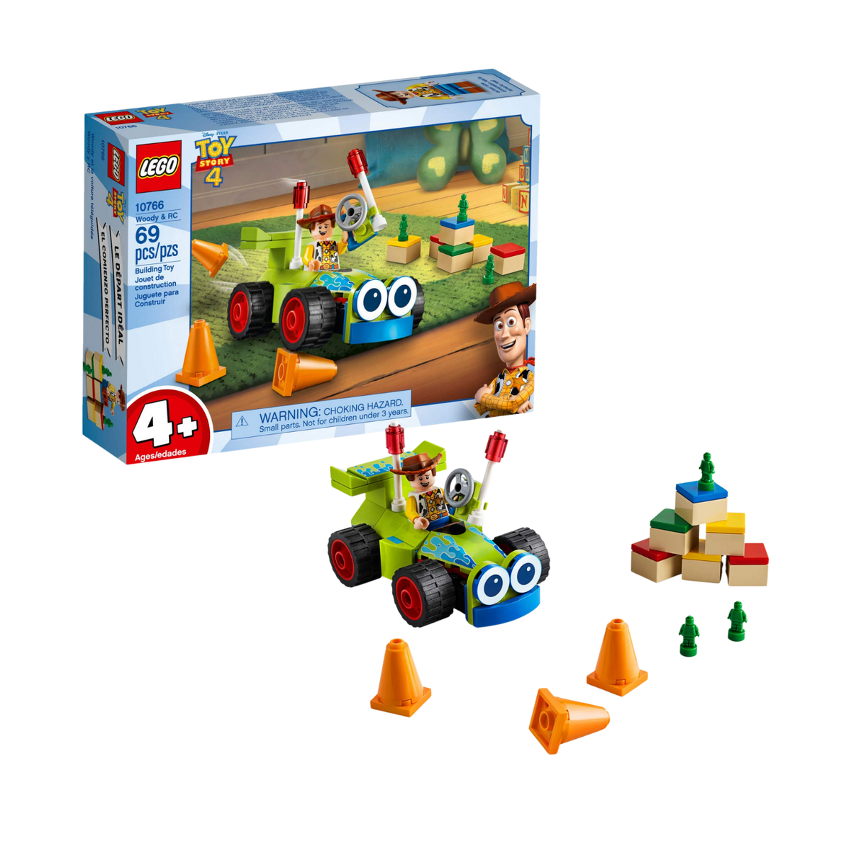 Lego - Toy Story 4 - Woody in RC Car - 10766