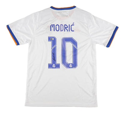 Luka Modric Signed Real Madrid Jersey