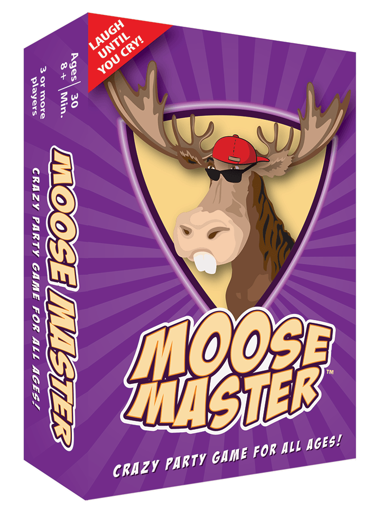 Moose Master party card game box