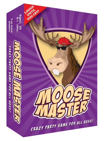 Moose Master party card game box