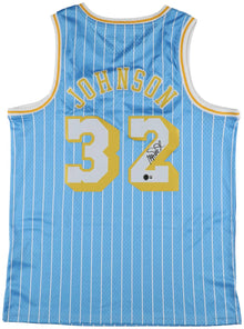 Magic Johnson Signed Custom Lakers Jersey