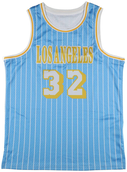 Magic Johnson Signed Custom Lakers Jersey