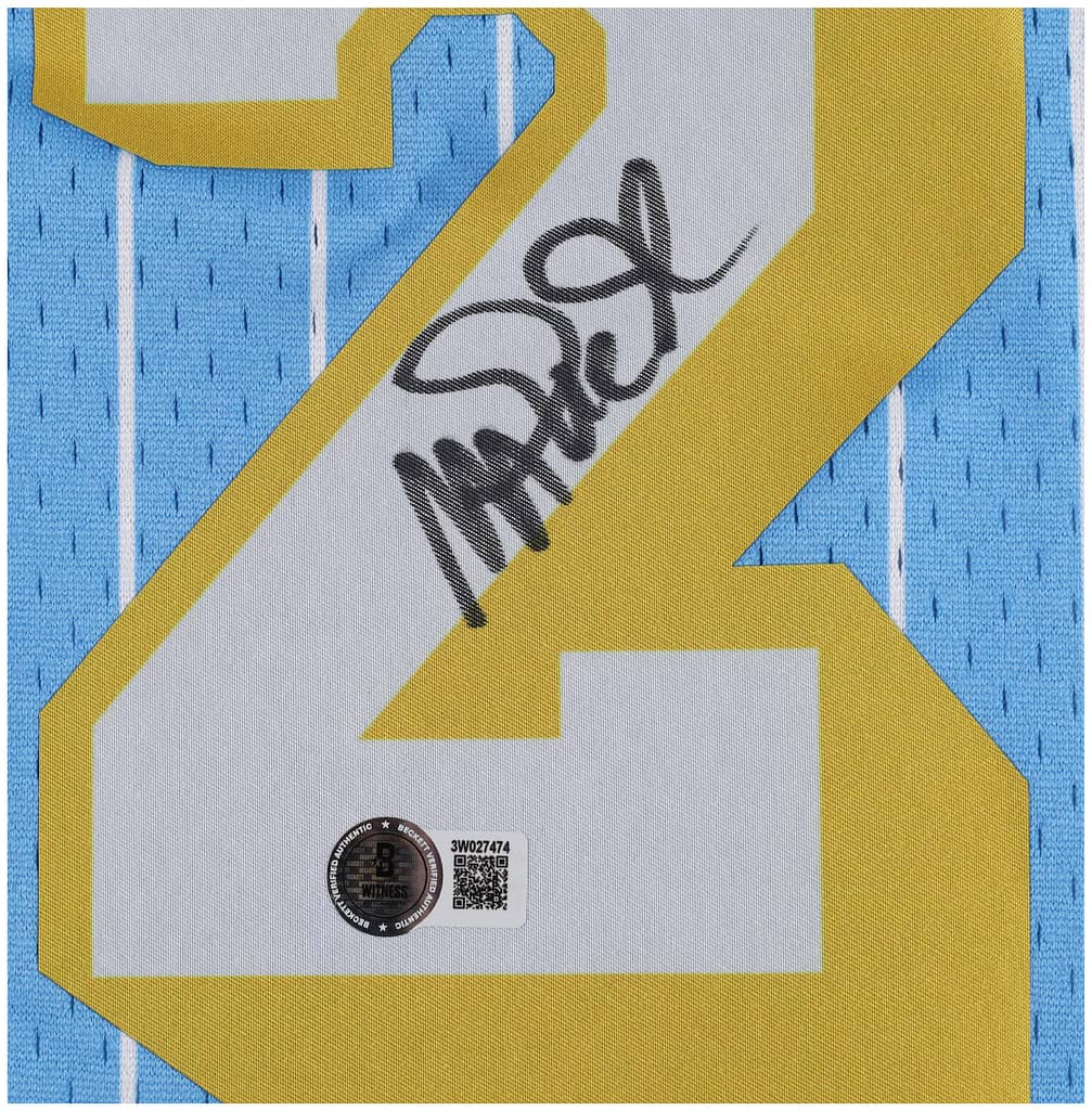 Magic Johnson Signed Custom Lakers Jersey
