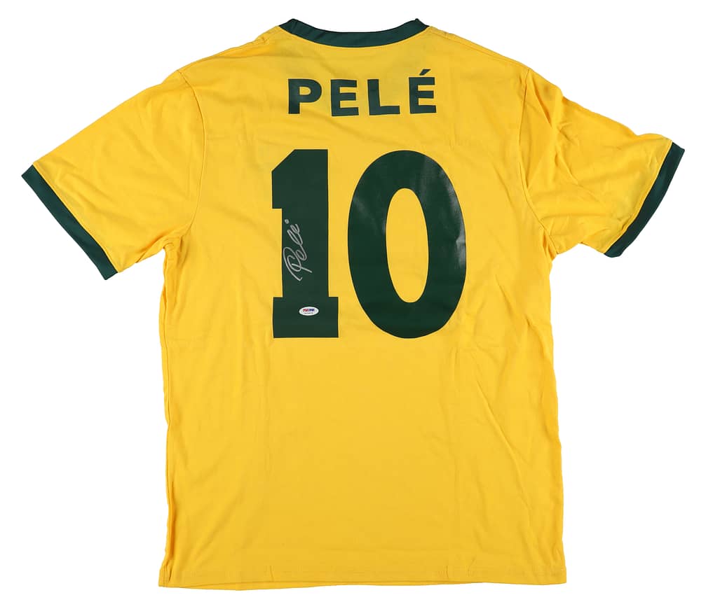 Pele Signed Brazil National Team Jersey 1