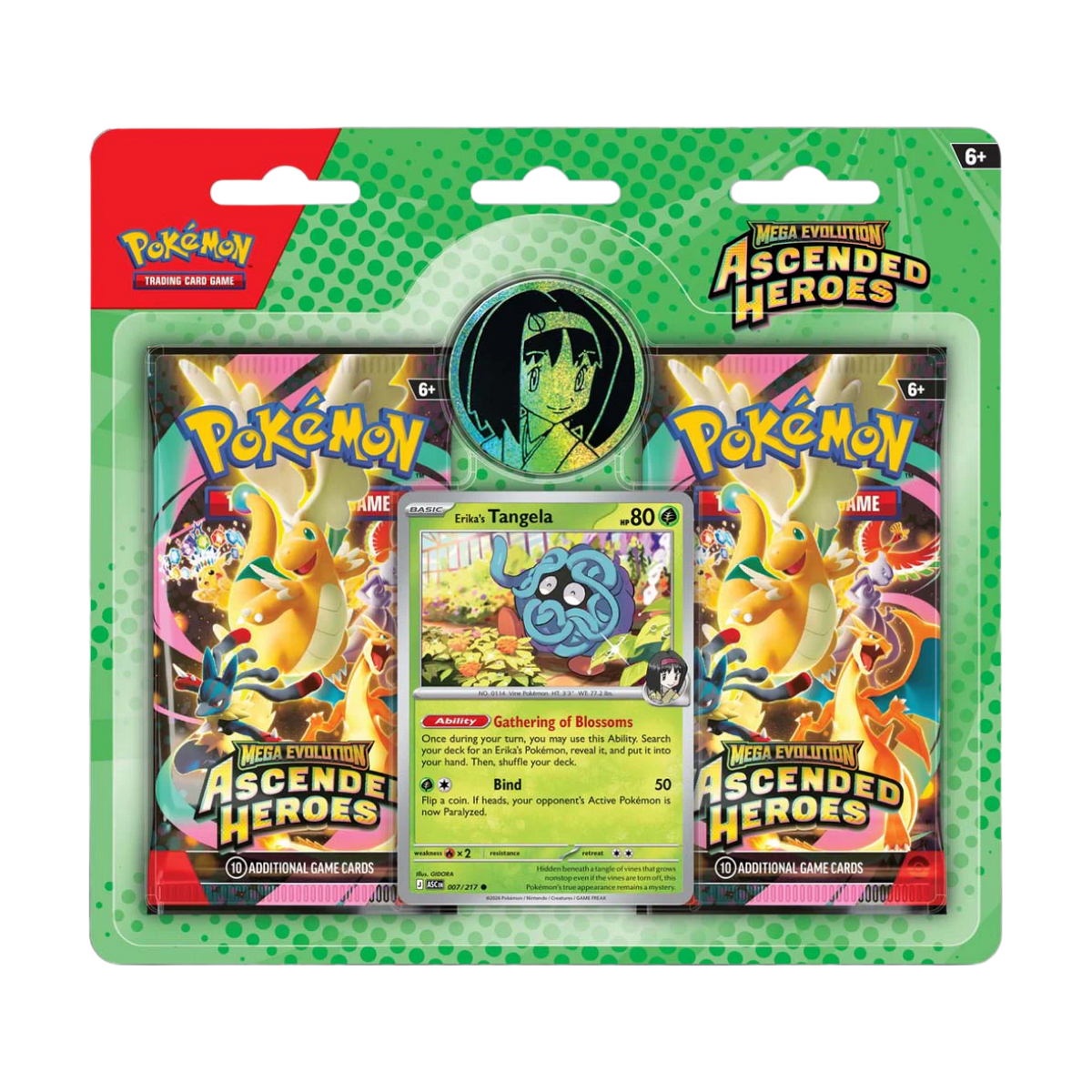 Pokemon - Mega Evolution - Ascended Heroes 2 Pack Blister
