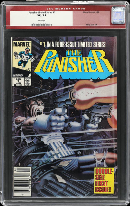 Punisher Limited Series #1 (1986 Marvel) - CGC 7.5 - Mike Zeck Art
