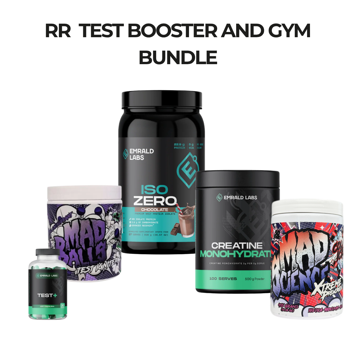 RR Test Booster and Gym Bundle