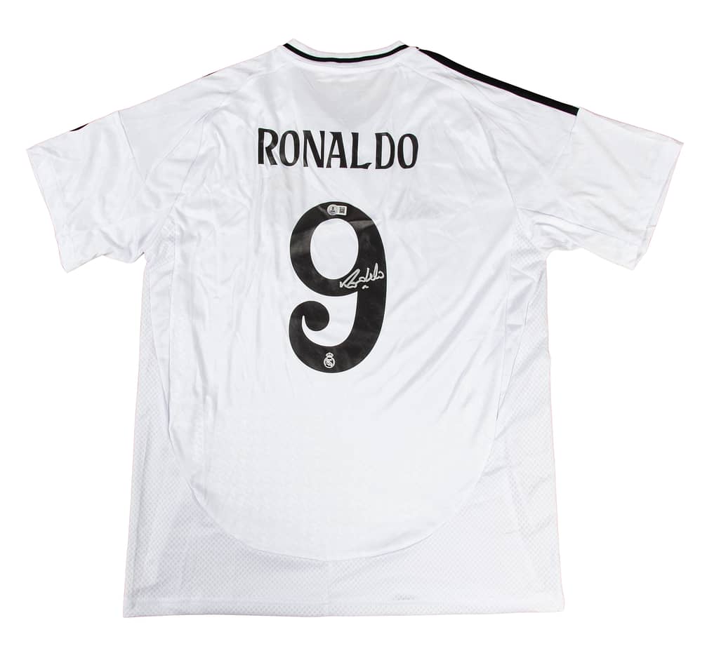 Ronaldo Nazario Signed Real Madrid Jersey.